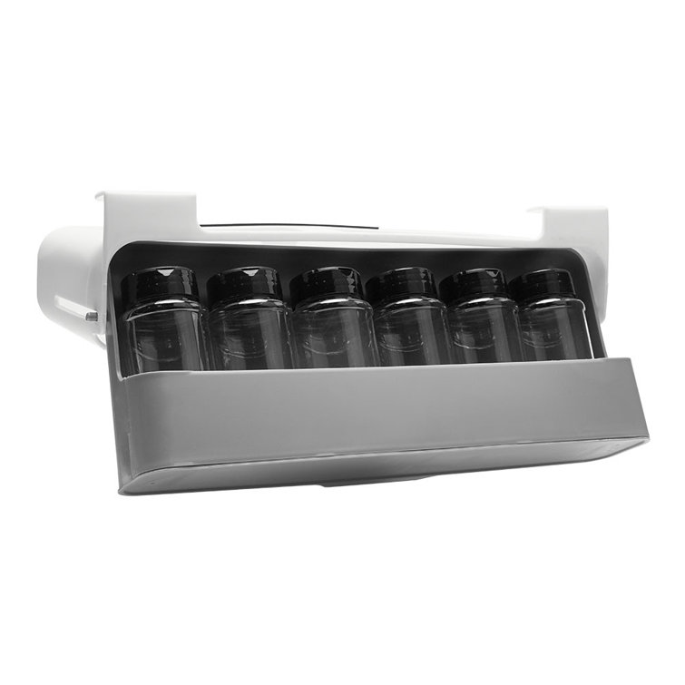 Belfry Kitchen Wall Spice Jar and Rack Set Wayfair.co.uk